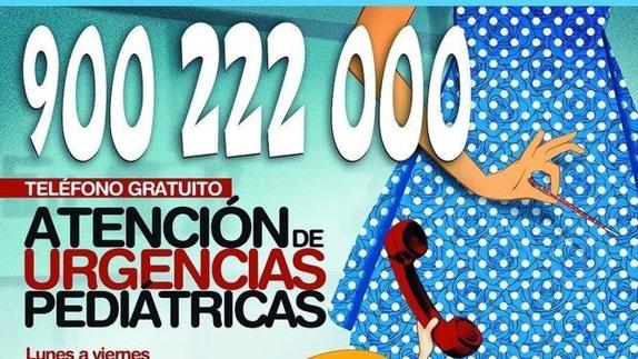 El teléfono de atención pediátrica recibe 11.500 llamadas hasta junio, de las que el 75% se resuelven con consejos