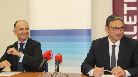 Antonio Ferrero (i) y Luis Miguel Castro (d).