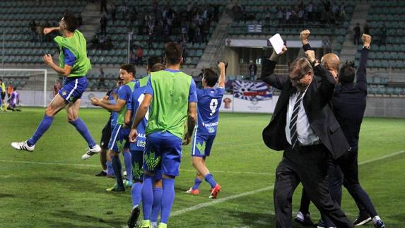 Imagen del partido celebrado en La Balastera.