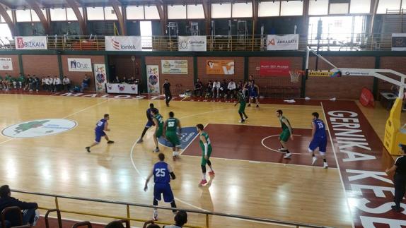 Imagen del partido disputado en tierras vascas.