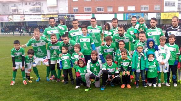 Foto de familia del Atlético Astorga.