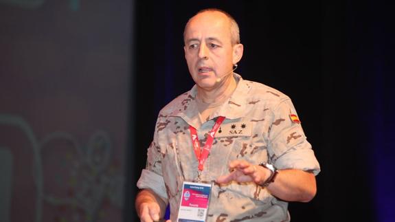 Manuel Sanz, durante su intervención.