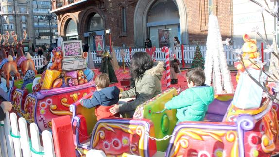 Atracciones infantiles en León capital.