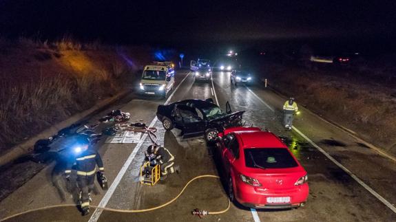 Imagen del lugar del accidente.