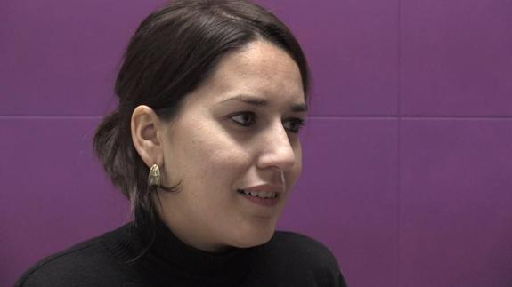 La diputada de Unidos Podemos, Ana Marcello. 