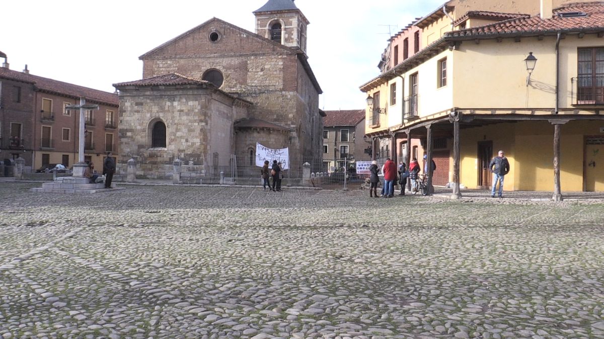 Imagen de la Plaza del Grano, este jueves.