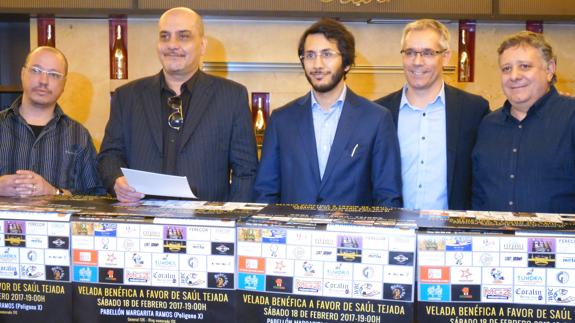 Promotores y colaboradores de la velada.