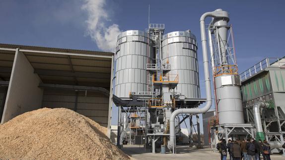 Factoría Naturpellet en Sanchonuño (Segovia). 