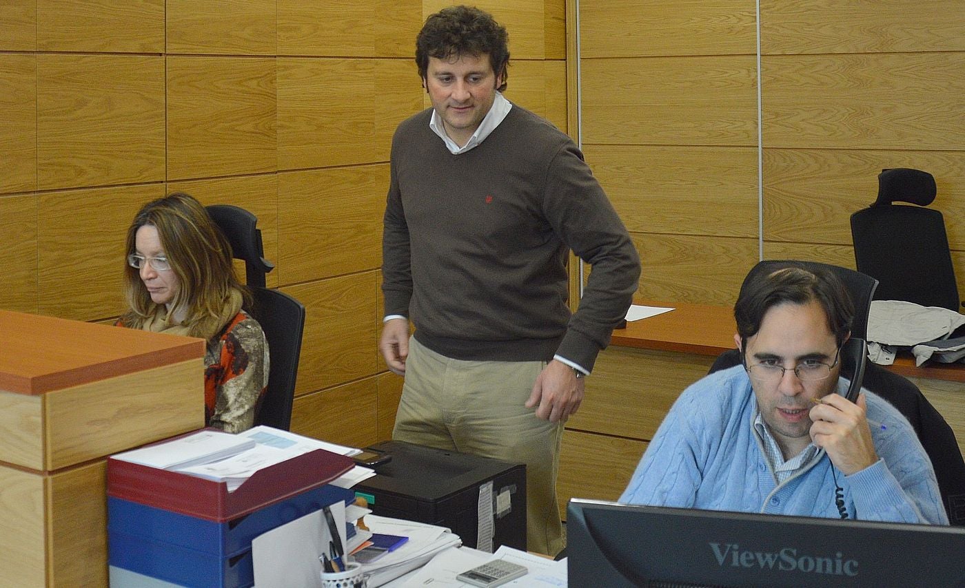 El alcalde de Villaquilambre, en las instalaciones municipales.