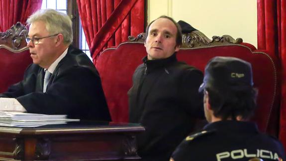 Miguel Ángel Muñoz, este martes en la Audiencia Provincial. 