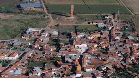 Vista aérea de Urdiales del Páramo.