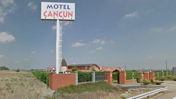 Motel donde tuvo lugar el altercado. 