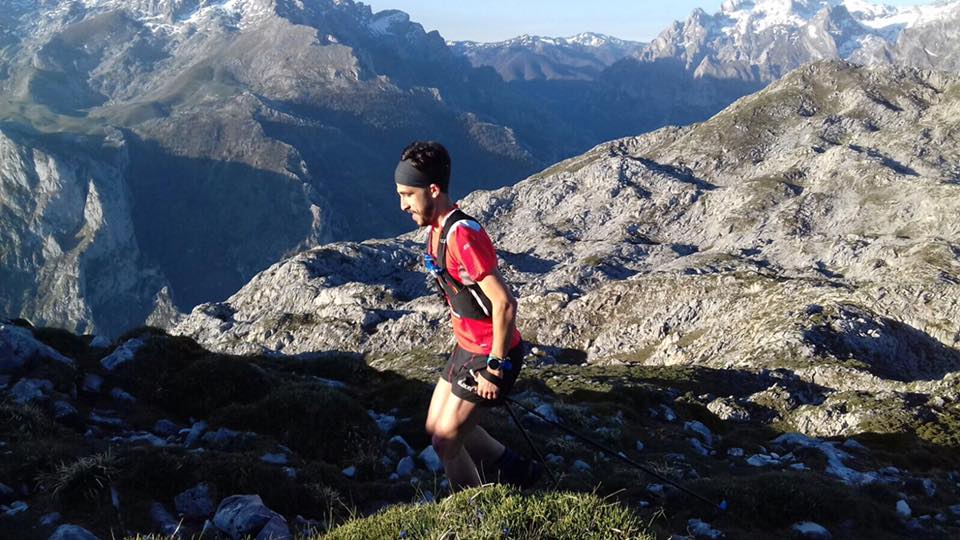 Pablo Villa, durante la disputa de este trail.