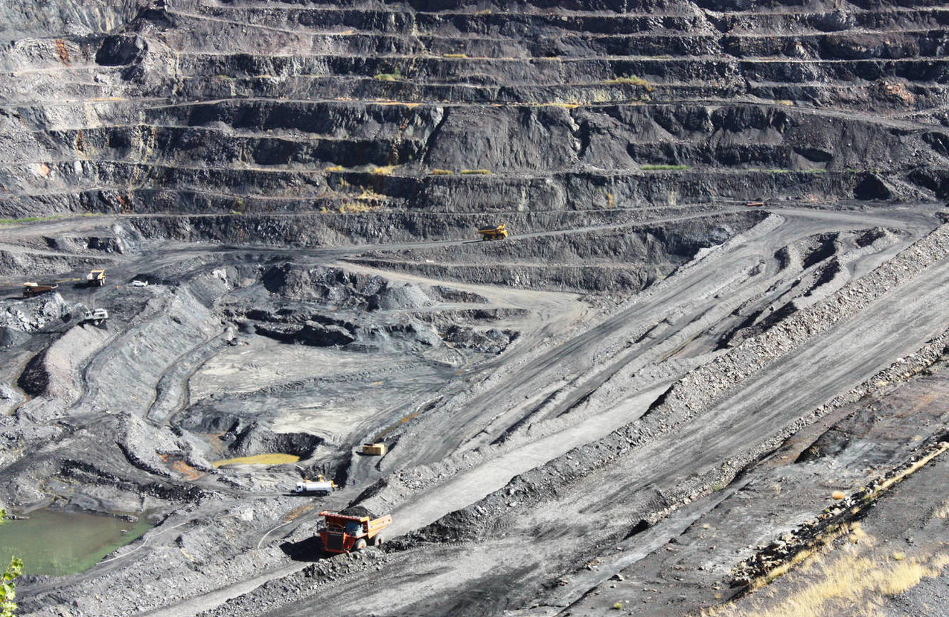 Imagen de la explotación a cielo abierto.