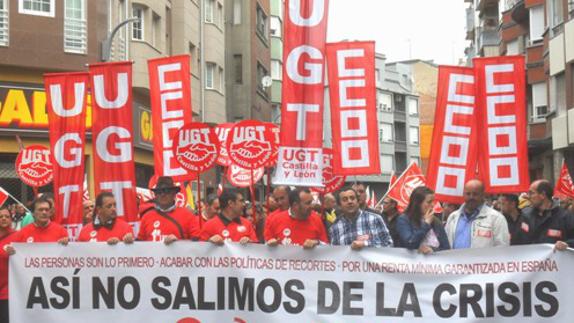 Manifestación en Ponferrada.