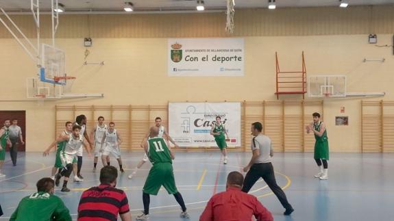 Un lance del partido disputado este sábado.