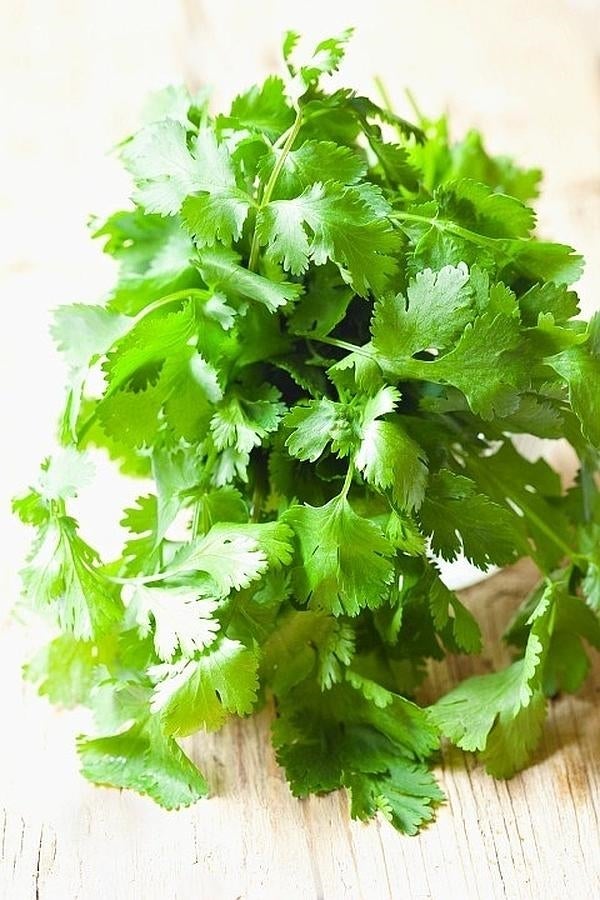 Ayuda a controlar los niveles de azúcar en sangre, contiene propiedades antibióticas, baja los niveles de colesterol malo en sangre y promueve la salud de los ojos por su riqueza de nutrientes. Puedes picarlo en salsas, ensaladas y sopas o añadirlo en un zumo verde o detox.