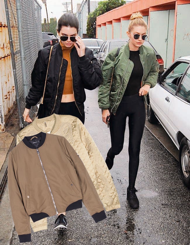 Si Gigi Hadid y Kendall Jenner la llevan es que es un must en el armario de cualquier fashionista. Porque todo lo que lucen estas dos modelos, si no está aún de moda, ellas lo ponen. En este caso, la bomber, esa chaqueta de origen militar que tantas veces se ha asomado al podio de las tendencias y que ahora es imprescindible. Nuestra apuesta: la clásica en verde caqui. Pero hay para todos los gustos. ¿Has elegido ya? H&M, Stradivarius, Kendall Jenner y Gigi Hadid.