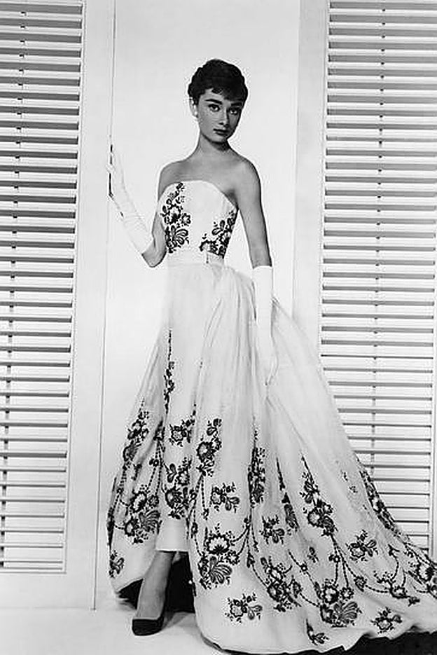 Audrey Hepburn, muy elegante en 'Sabrina'
