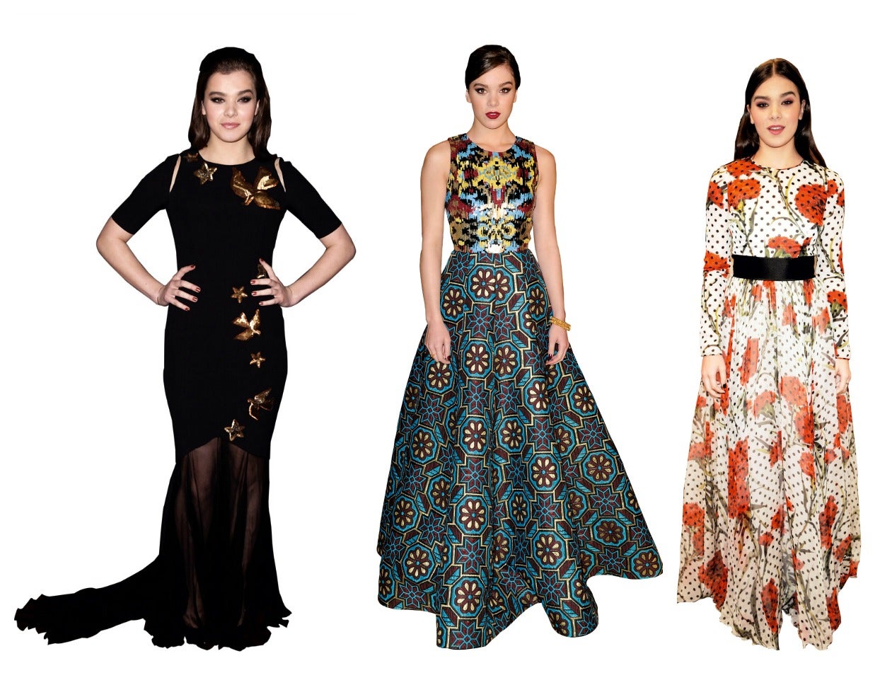 Con 15 años ya estuvo nominada a los Oscar por Valor de ley. Hoy, sin cumplir los 20, Hailee es una de las jóvenes promesas de Hollywood. Además, es cantante y alumna aventajada en moda. ¿Sus elecciones? Muy teatrales, de femme fatale a romántica, con diseños de Miu Miu, Andrew Gn, Prada o Stella McCartney.