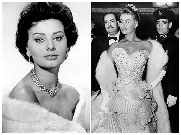 Sofía Loren, la reina de los escotes.
