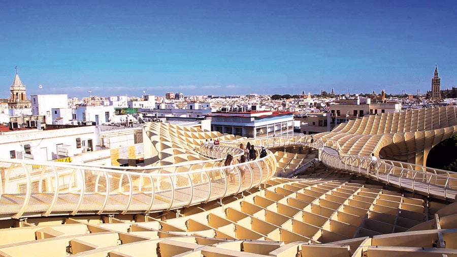 Metropol Parasol, la Seta, del arquitecto Jürgen Mayer