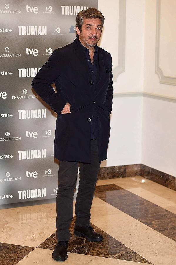 El actor, con look urbano en la presentación de Truman, la película por la que está nominado.