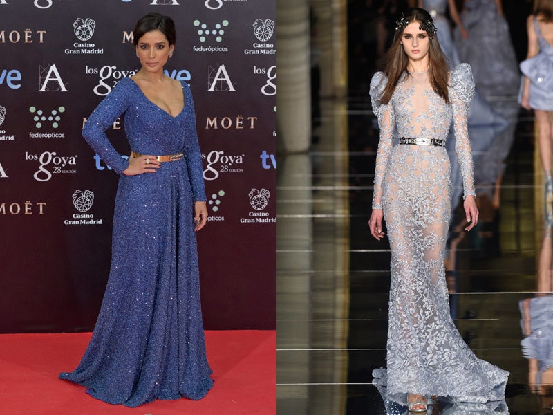 Habitual de las firmas españolas, si este sábado decide probar con una internacional acertará con un diseño como este de Zuhair Murrad.