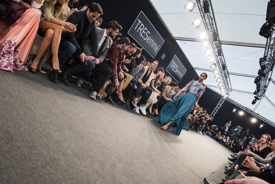 Una de las propuestas que la diseñadora ha subido a la pasarela madrileña