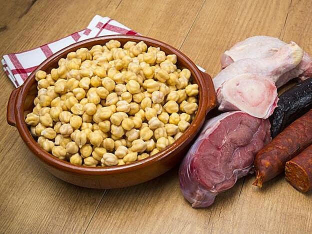 La clave del buen cocido está en la calidad de los ingredientes.