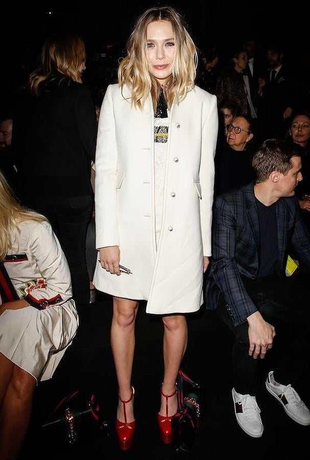 La actriz no quiso perderse la puesta en escena de la firma italiana en la Semana de la Moda de Milán