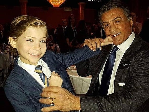 Galería. Jacob Tremblay le da un 'puñetazo' a Rocky.