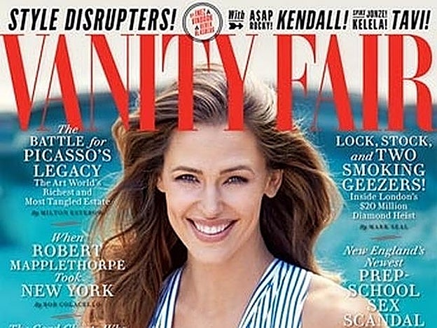 Garner en la portada en la que desvela los detalles de su divorcio con Ben Affleck.