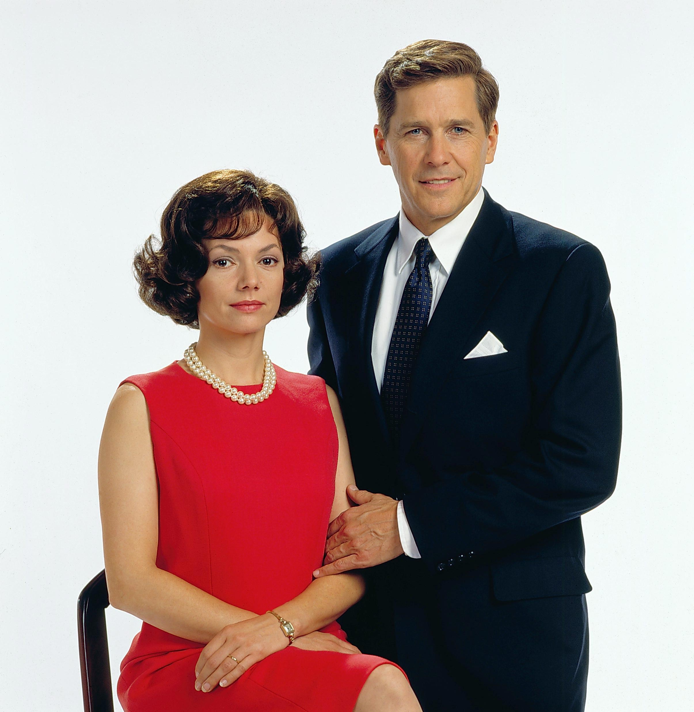 La actriz protagonizó la 'tv movie' "Jackie Bouvier Kennedy Onassis", en 2000.