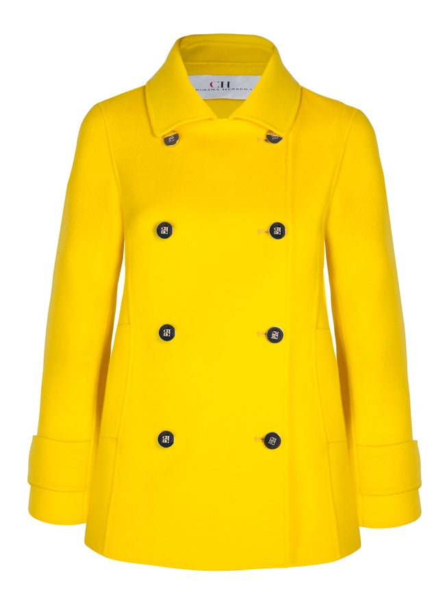 Un clásico abrigo de entretiempo que añdirá la nota de color perfecta a tus looks 'working girl'.