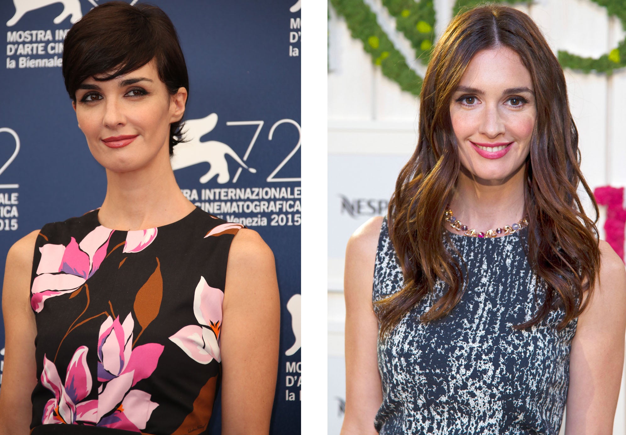 Aunque antes de cortarse el pelo a lo garçon, Paz Vega pasó por un long-bob, es sin duda un cambio bastante radical que, sin embargo, le sienta de maravilla a la actriz española que, además apostó por oscurecer su tono.