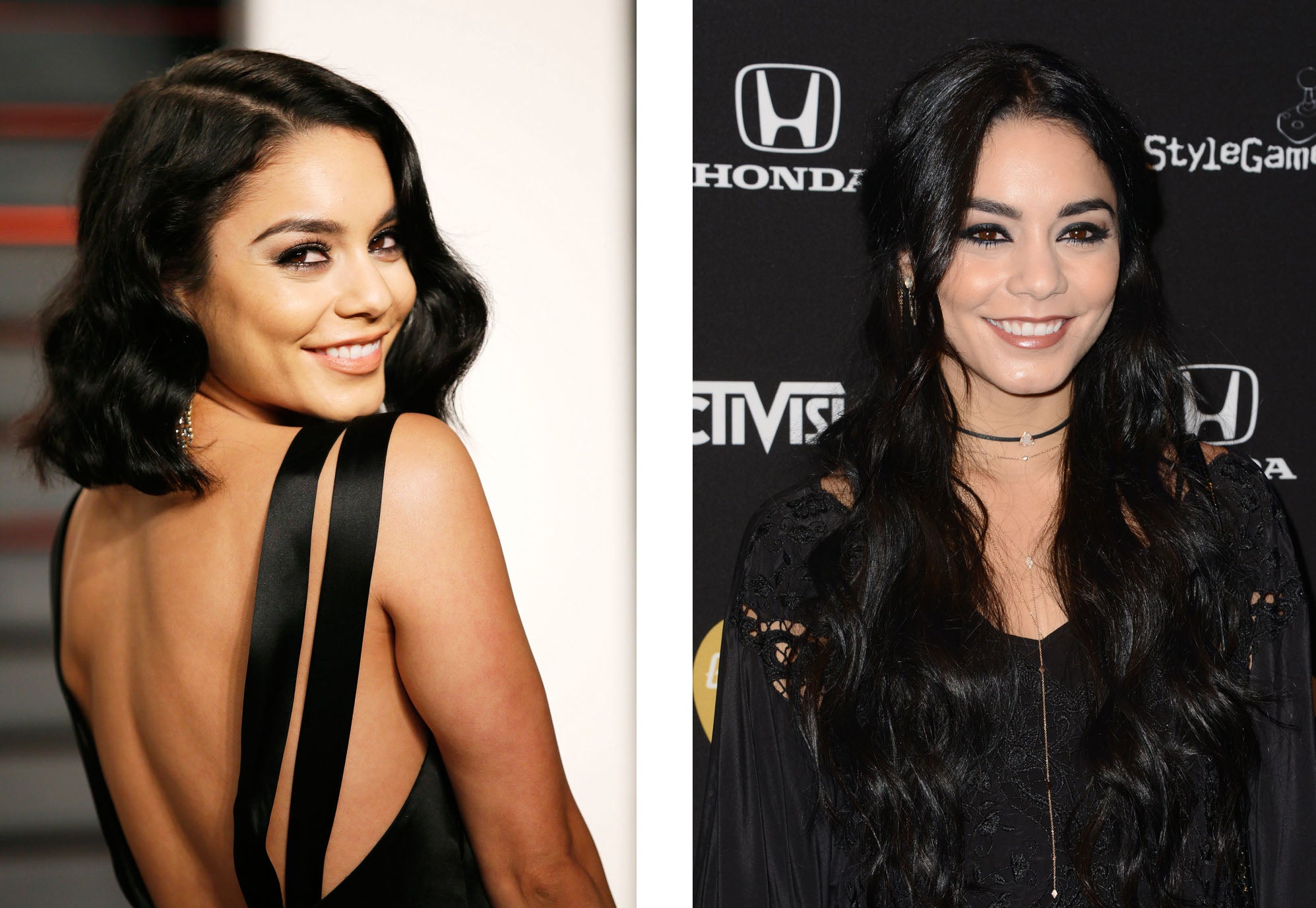 La actriz decidió cortar su larga melena y acertó con un long-bob o melena hasta los hombros que peina con ondas marcadas. Un peinado sofisticado que le aporta elegancia y un aire de las clásicas divas de Hollywood.