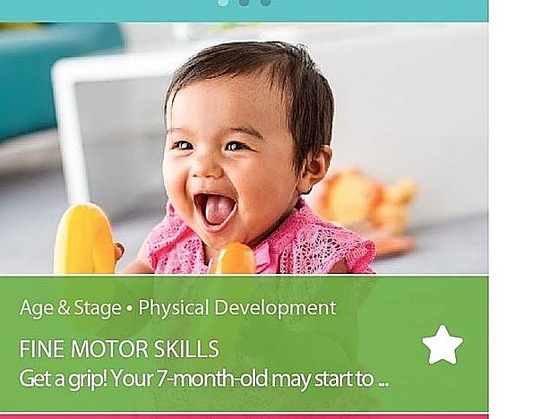 Este es el aspecto que tiene Grow Parenying, la 'app' promovida por Shakira.