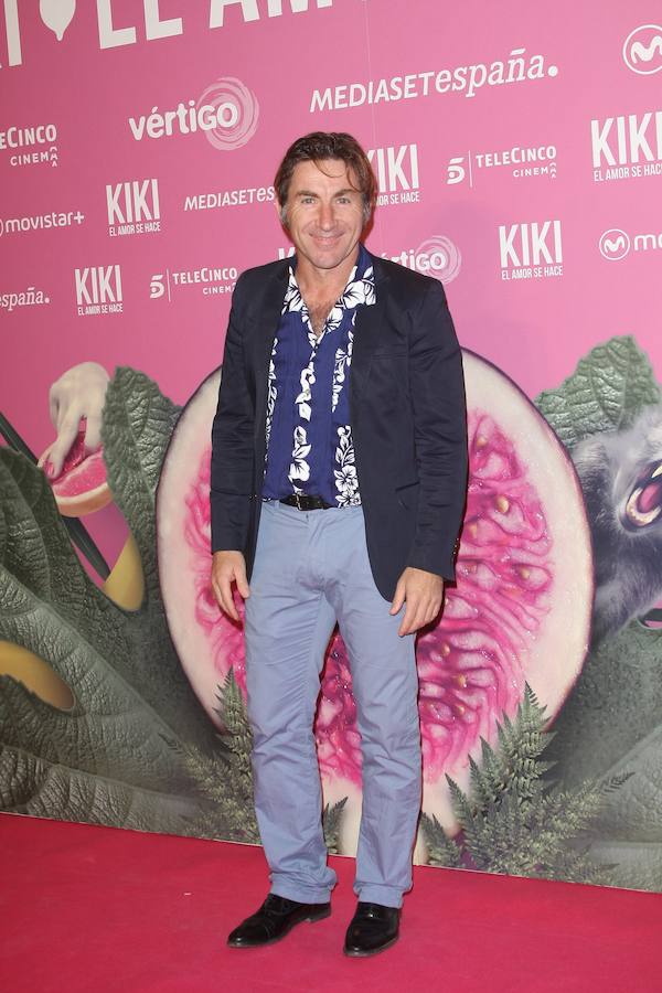 El actor a su llegada a la premiére de la película de Paco León