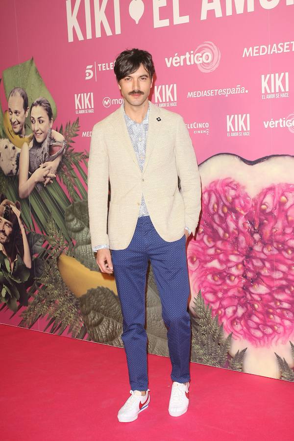 El actor de 'Velvet' a su llegada al cine