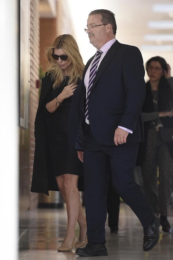 Patricia Rato estuvo arropada por muchos amigos en este momento tan complicado.