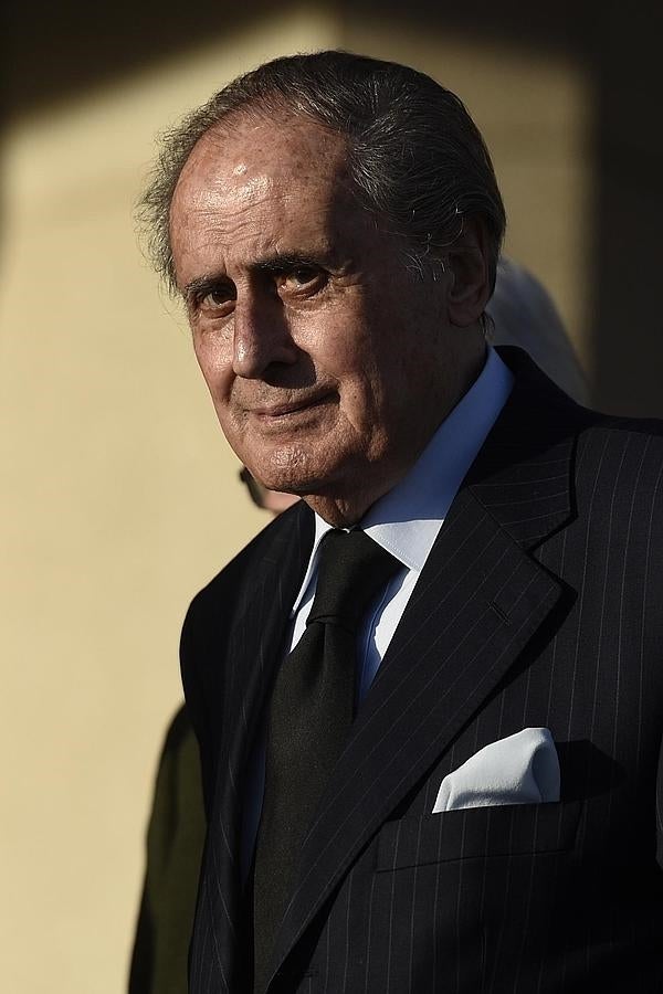 Jaime Peñafiel acudió al acto fúnebre celebrado en Madrid.