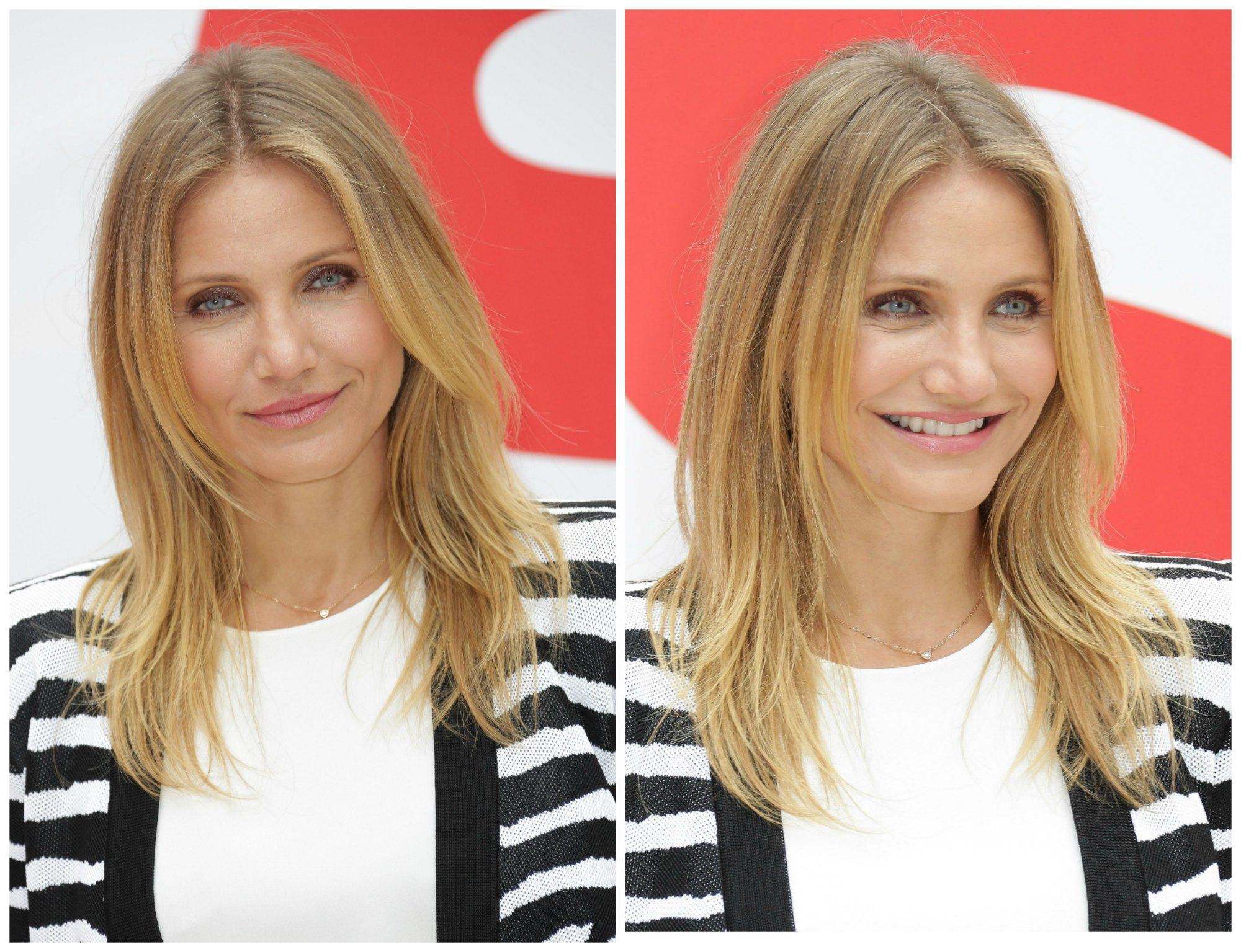 No sabemos bien por qué, pero lo cierto es que la actriz destila buen rollo hasta cuando está seria. De hecho, nos gusta más, ya que tiene los labios muy finos (y la boca bastante grande), así que si sonríe en exceso muestra demasiado la encía superior.