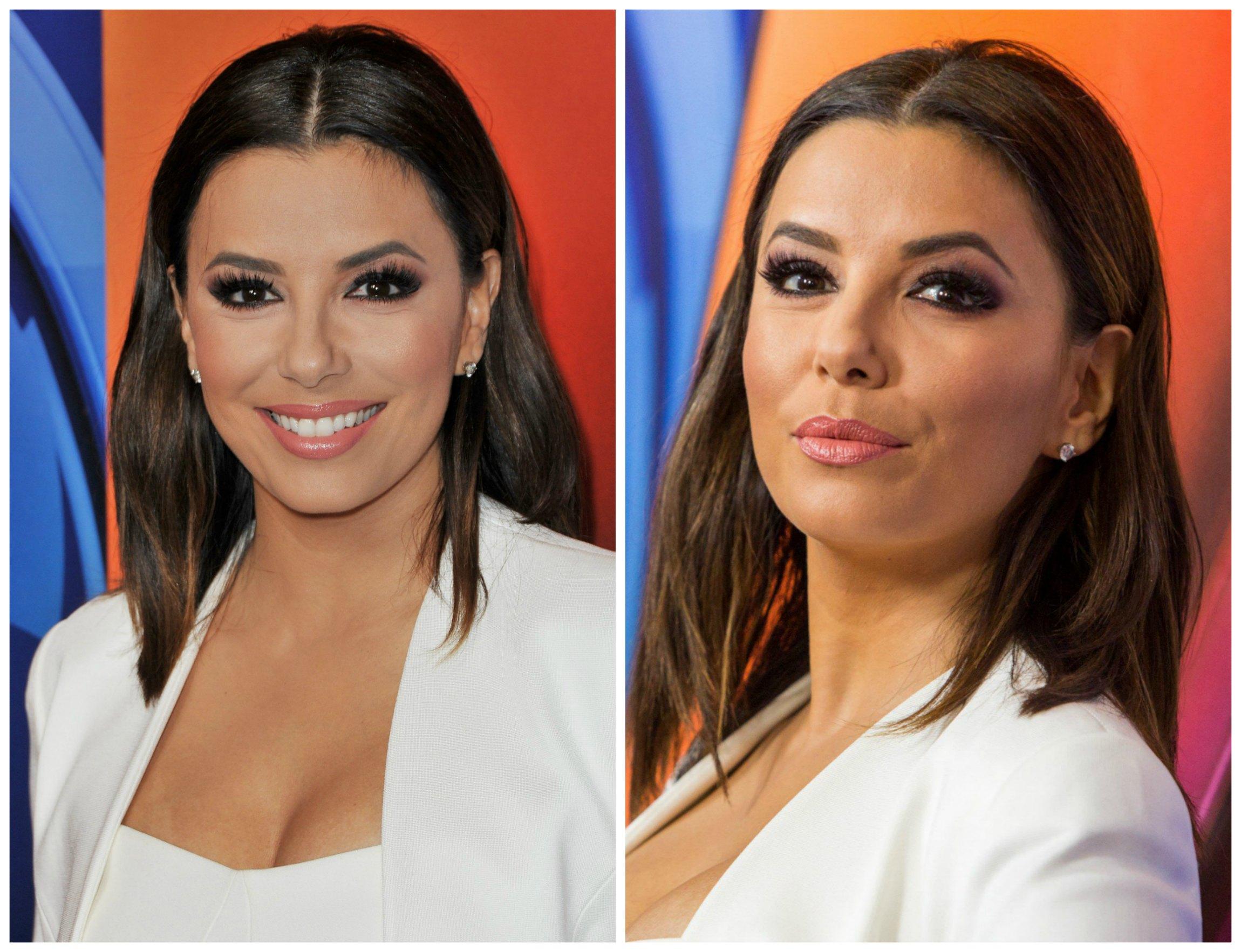 Unos dientes blancos e impecables y unos labios perfectos son las mejores armas de la bonita sonrisa de Eva Longoria.