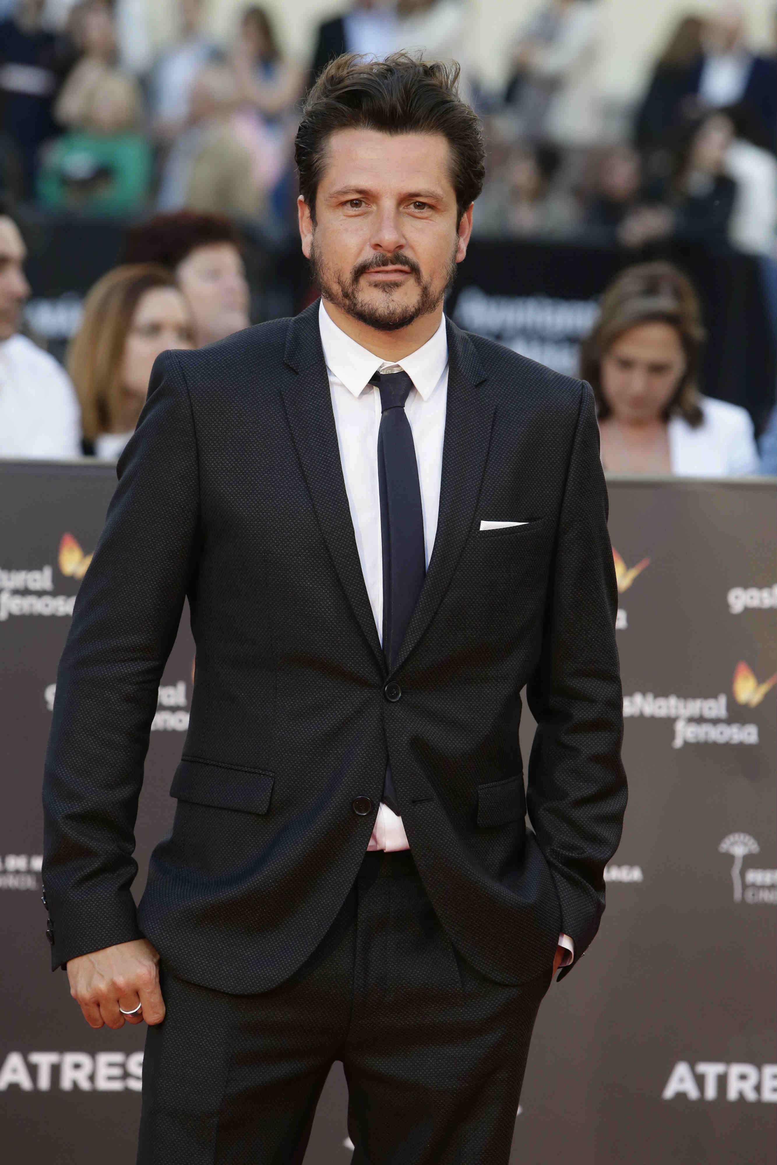 El director y guionista Kike Maíllo lucía frente a las cámaras.