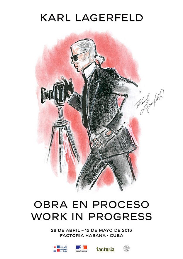 Cartel de la exposición que se celebra estos días en Cuba