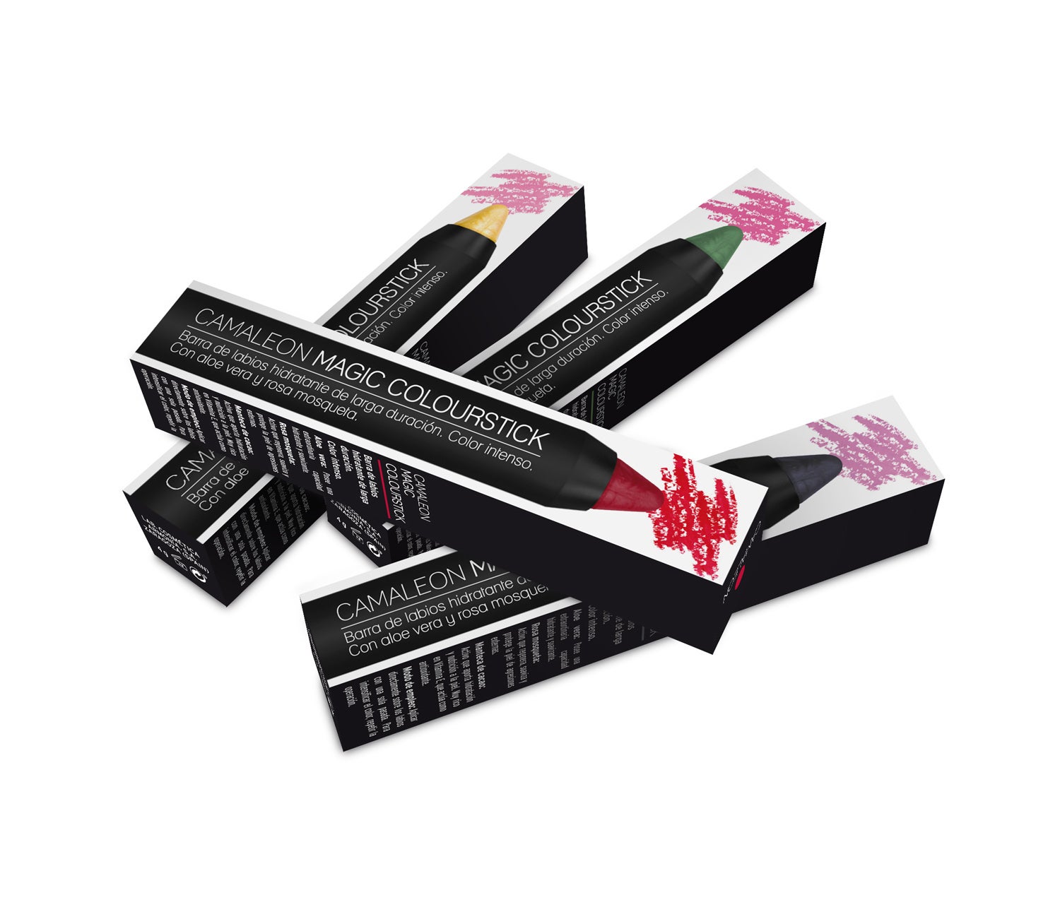 Lápiz labial cremoso, elaborado a base de ingredientes como el aloe vera, la manteca de cacao y rosa mosqueta, con pigmentos especiales que reaccionan a la humedad. De larga duración y rico en vitaminas antioxidantes B, C y E. (7,90€/unidad en herbolarios, farmacias y parafarmacias).