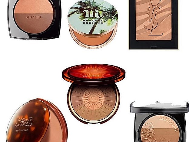 Galería. Los polvos de sol para conseguir un toque bronceado en tu rostro.