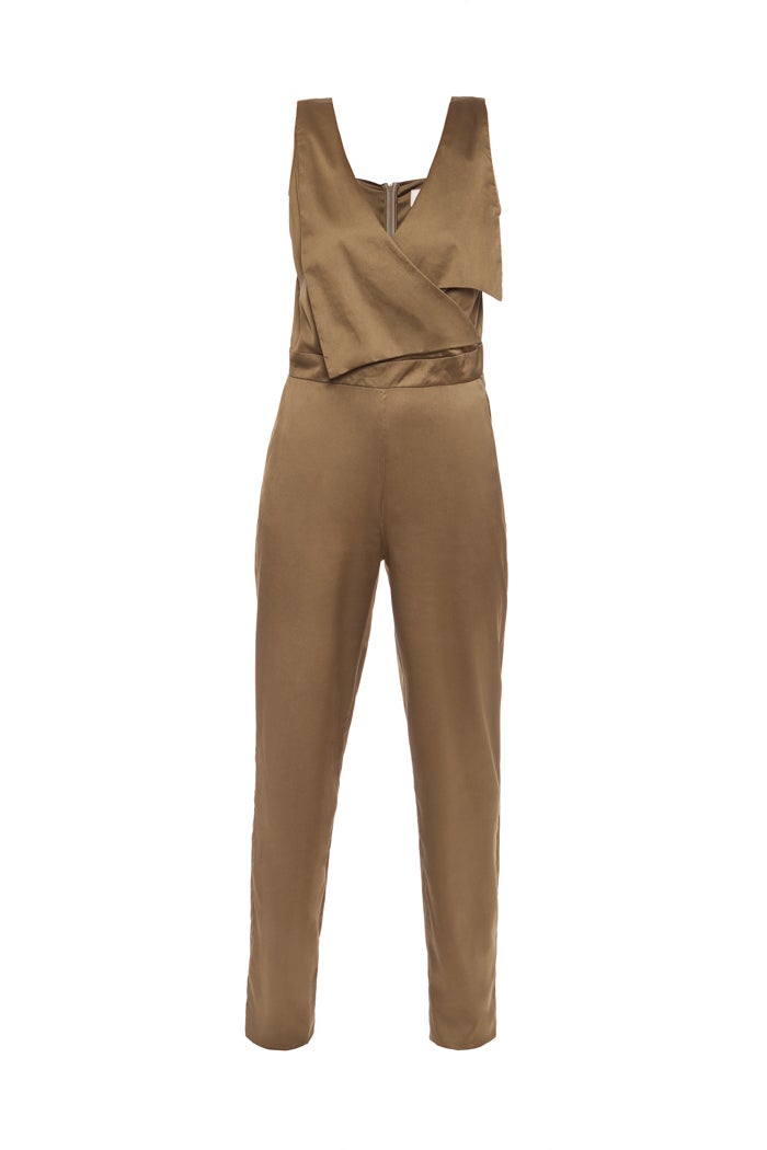 Una de las opciones disponibles en Riverside es este mono en color bronce (Precio: 120 euros)