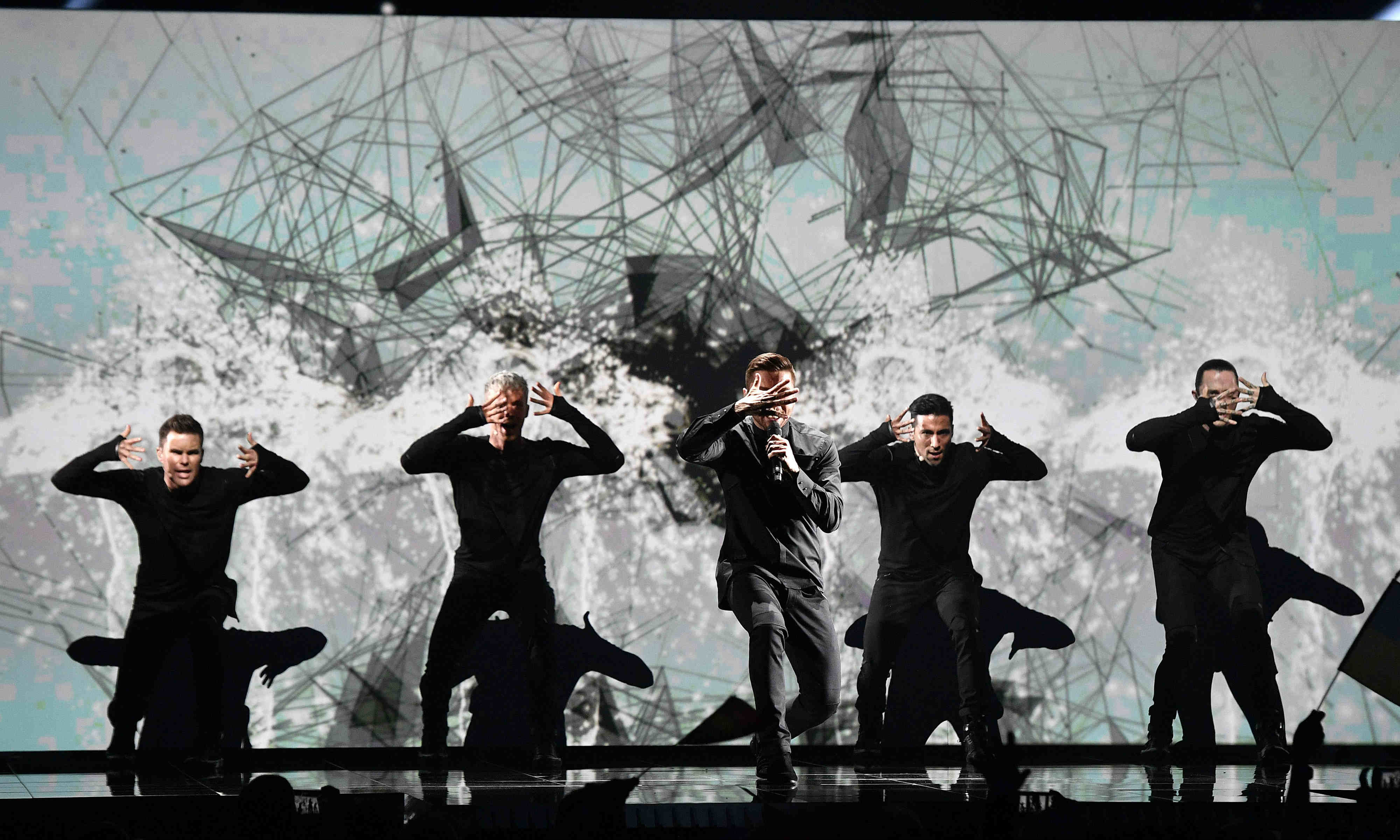 Sergey Lazarev representaba a Rusia con esta actuación que no dejó indiferente a nadie.